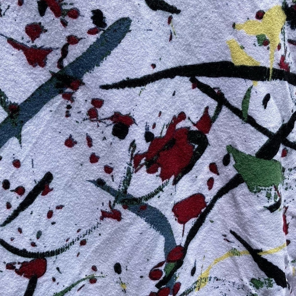 Serena Williams Paint Splatter Pattern Ladies 2XL Lounge Pants EUC